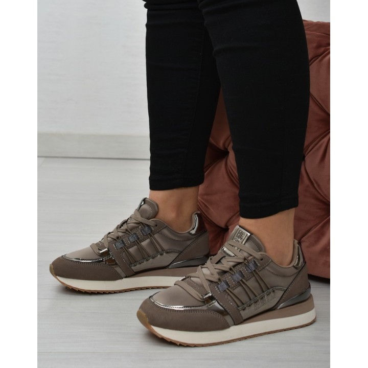 Sneakersy damskie Big Star KK274112 Szare