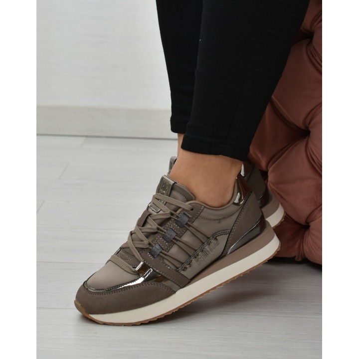 Sneakersy damskie Big Star KK274112 Szare