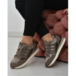 Sneakersy damskie Big Star KK274112 Szare