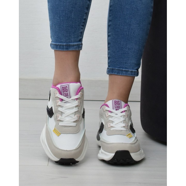 Sneakersy damskie Big Star KK274099 Białe