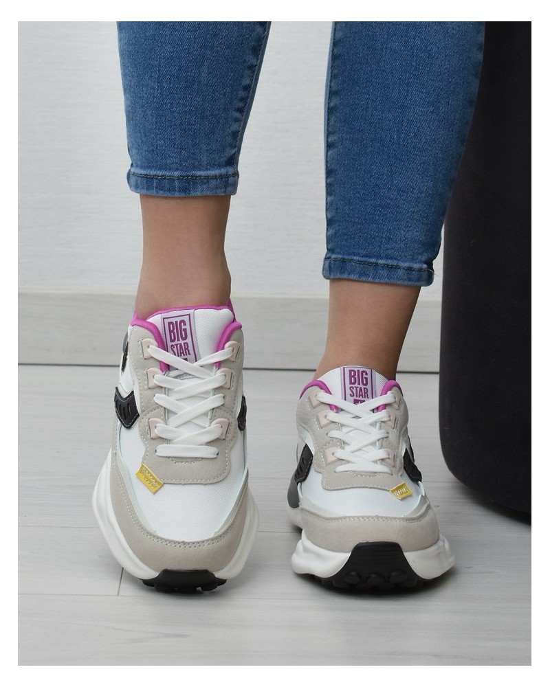 Sneakersy damskie Big Star KK274099 Białe