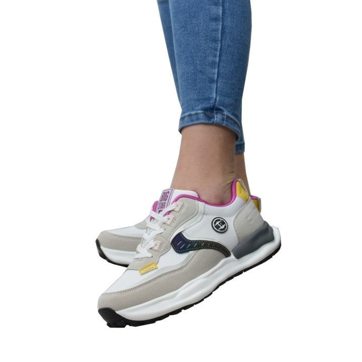Sneakersy damskie Big Star KK274099 Białe