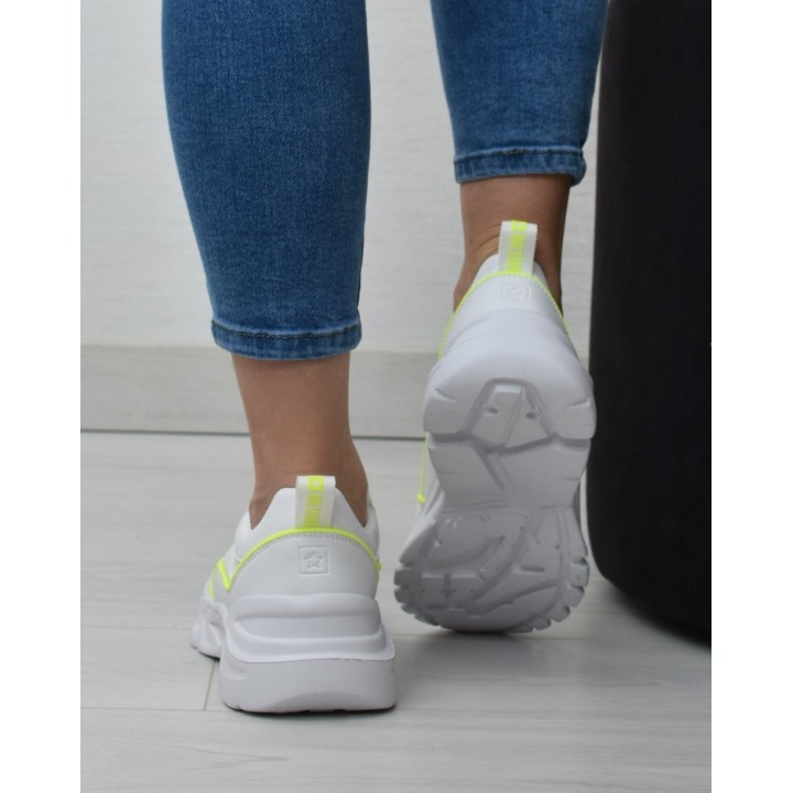 Sneakersy damskie Big Star JJ274784 Białe