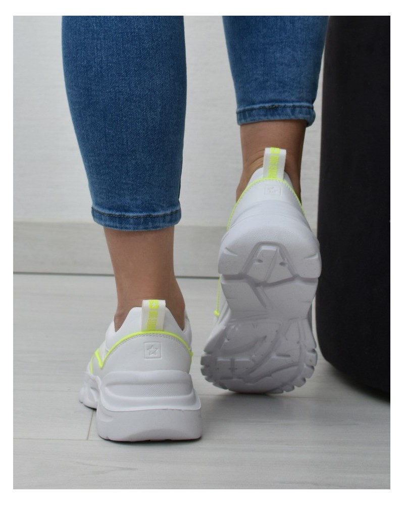 Sneakersy damskie Big Star JJ274784 Białe