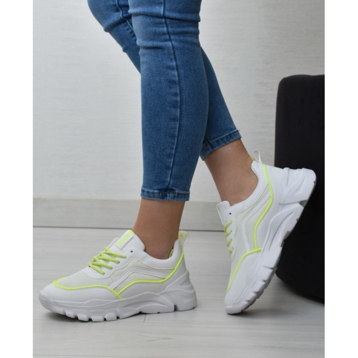 Sneakersy damskie Big Star JJ274784 Białe