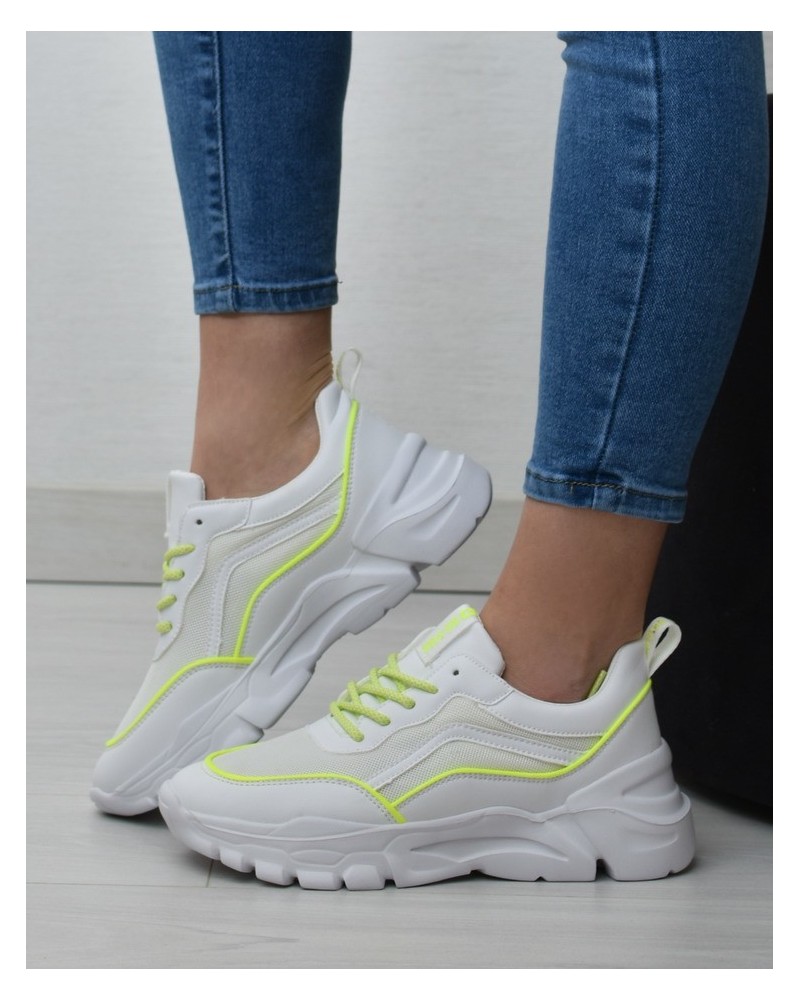 Sneakersy damskie Big Star JJ274784 Białe