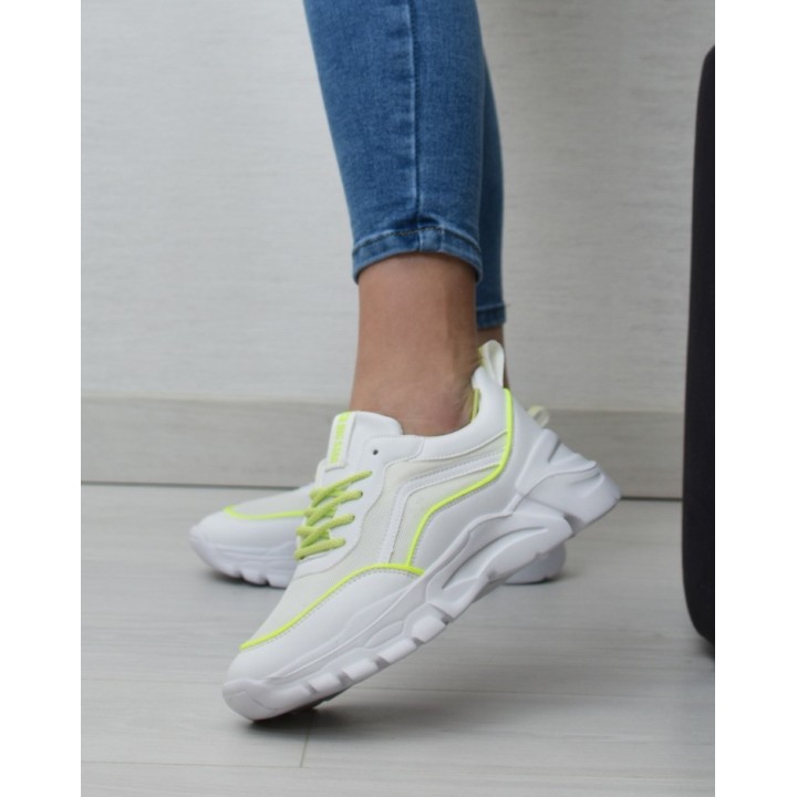 Sneakersy damskie Big Star JJ274784 Białe