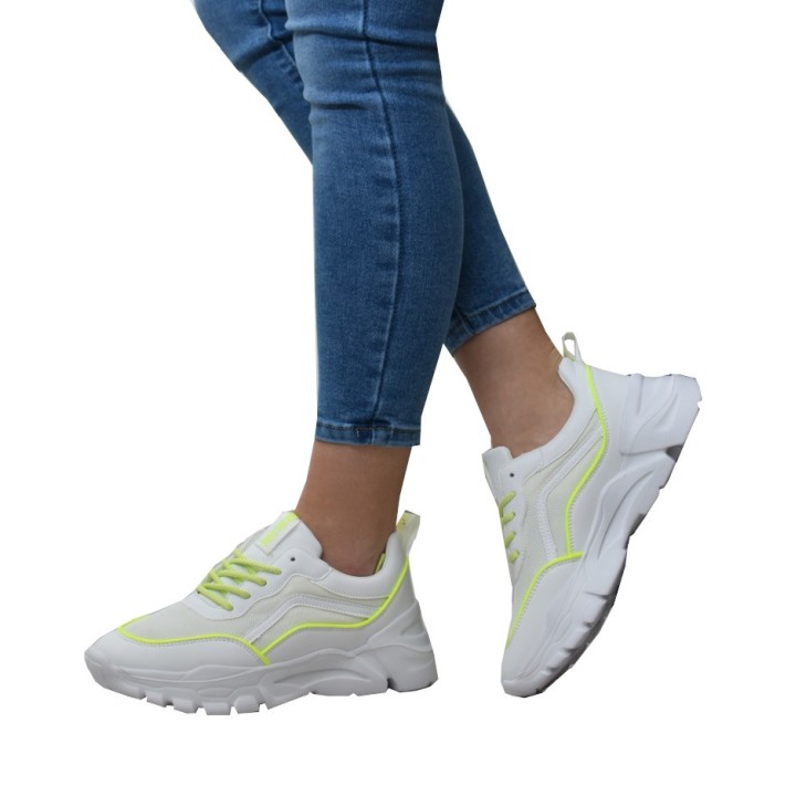 Sneakersy damskie Big Star JJ274784 Białe