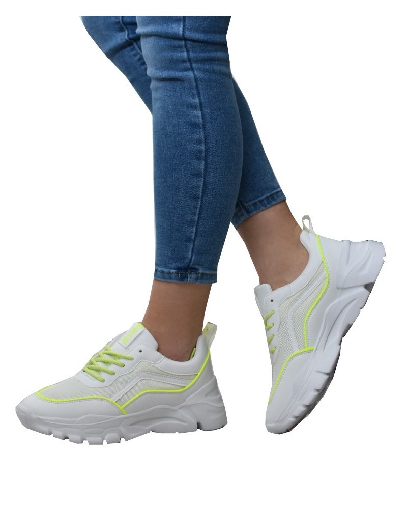 Sneakersy damskie Big Star JJ274784 Białe