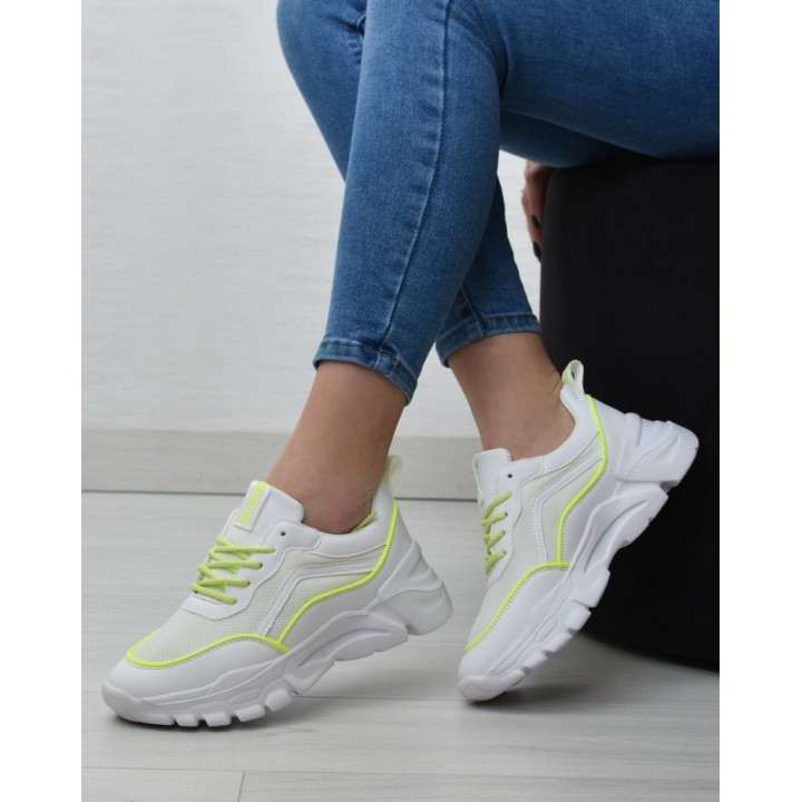 Sneakersy damskie Big Star JJ274784 Białe