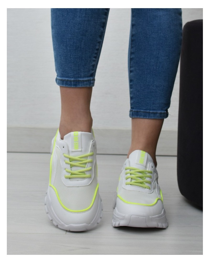Sneakersy damskie Big Star JJ274784 Białe