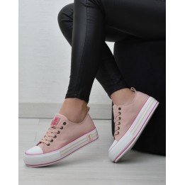Trampki damskie Big Star LL274181 Różowe