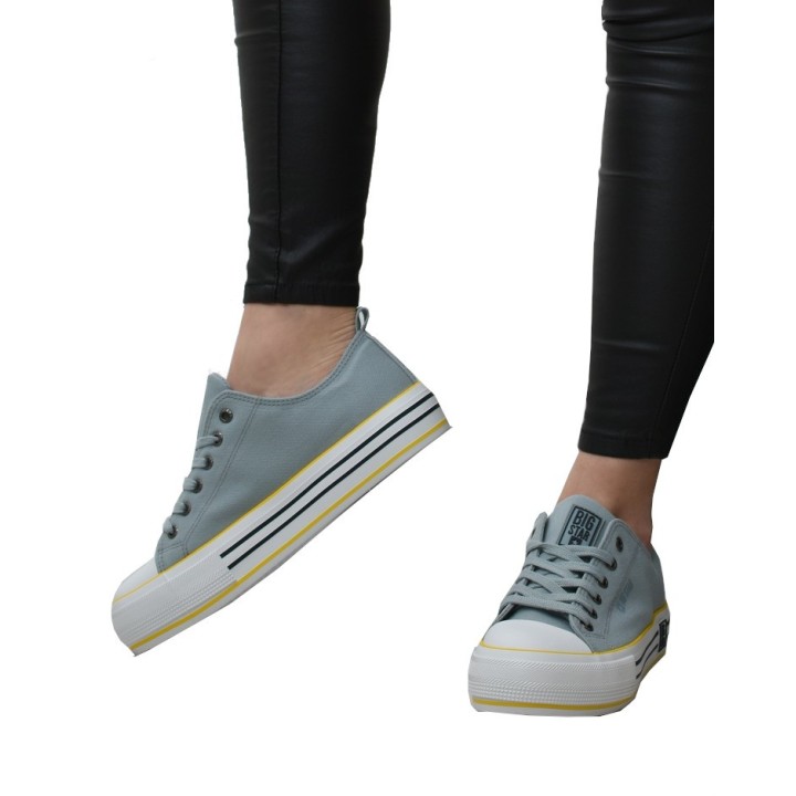 Trampki damskie Big Star LL274183 Niebieskie