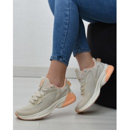 Buty sportowe damskie Big Star LL274336 Beżowe