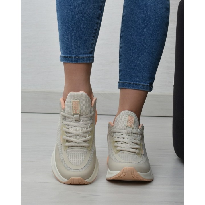 Buty sportowe damskie Big Star LL274336 Beżowe
