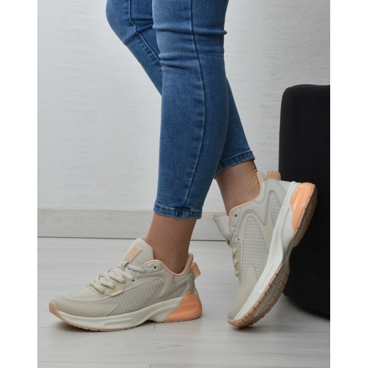 Buty sportowe damskie Big Star LL274336 Beżowe