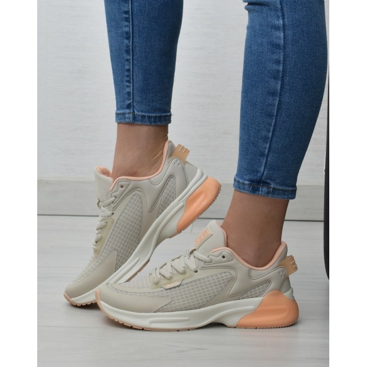 Buty sportowe damskie Big Star LL274336 Beżowe
