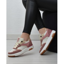 Buty sportowe damskie Big Star LL274438 Beżowe/Różowe