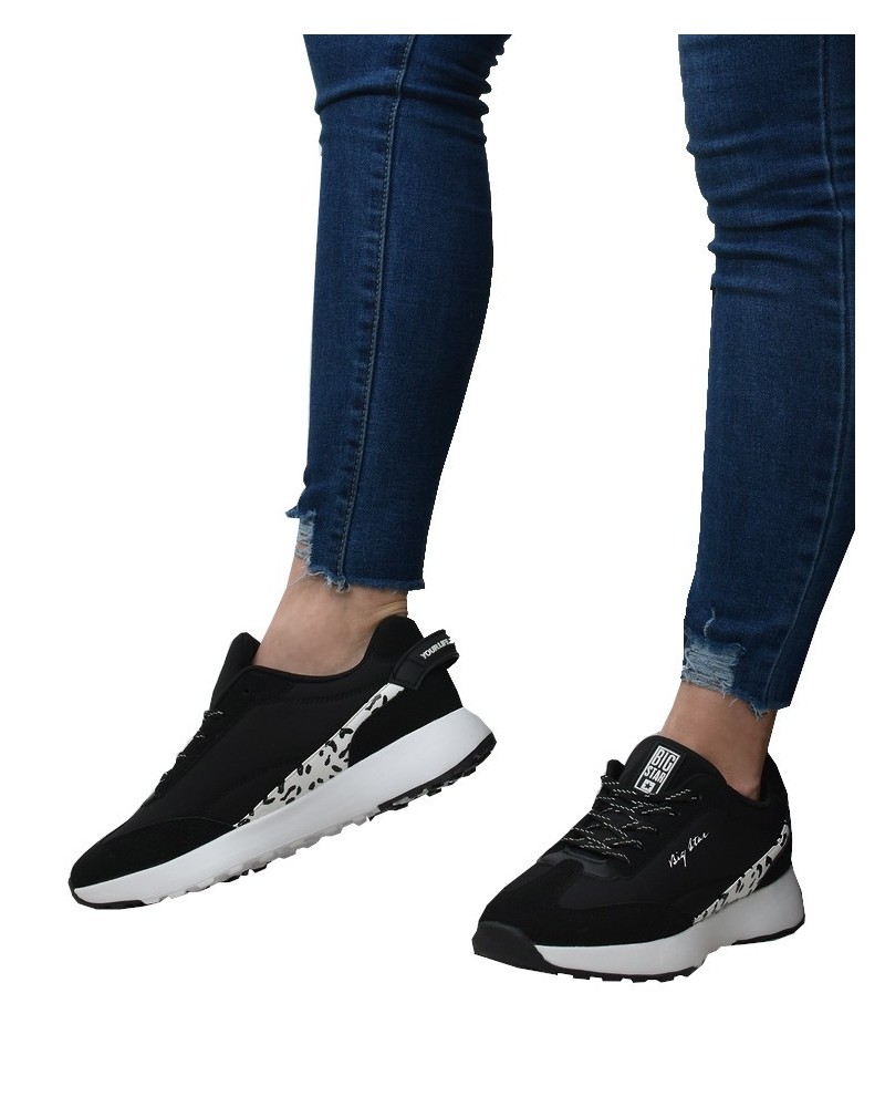 Sneakersy damskie Big Star LL274956 Czarne