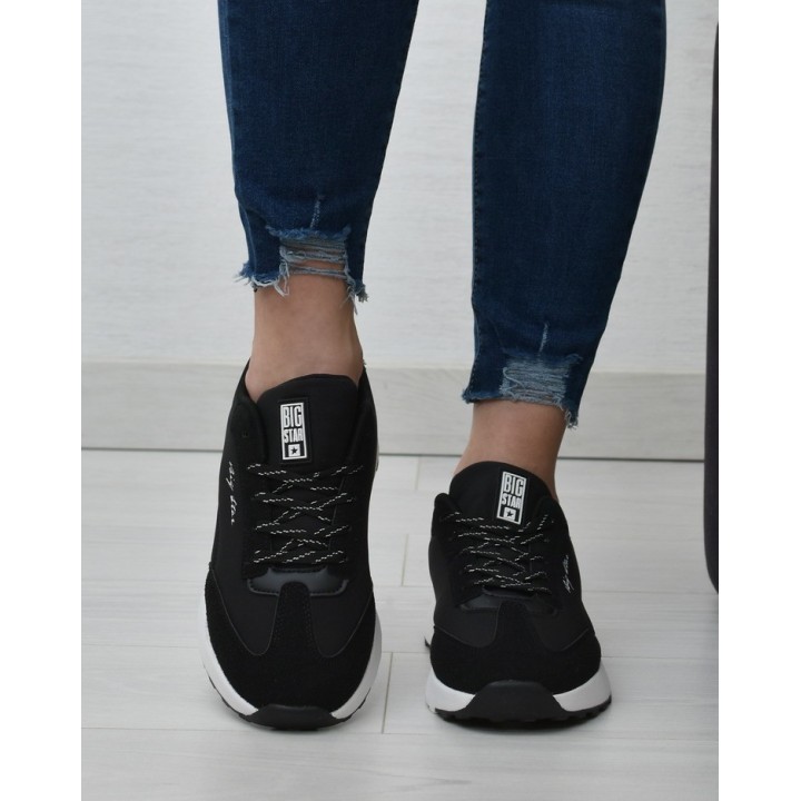 Sneakersy damskie Big Star LL274956 Czarne