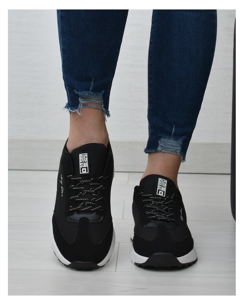 Sneakersy damskie Big Star LL274956 Czarne