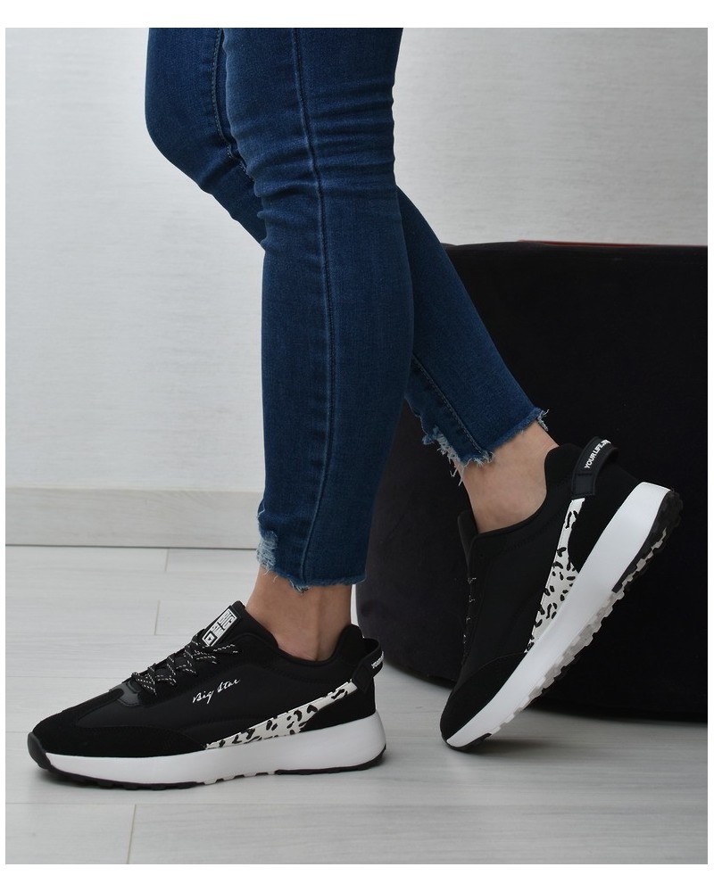 Sneakersy damskie Big Star LL274956 Czarne