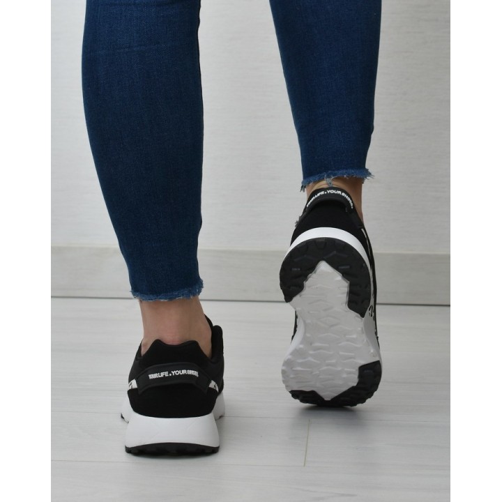 Sneakersy damskie Big Star LL274956 Czarne