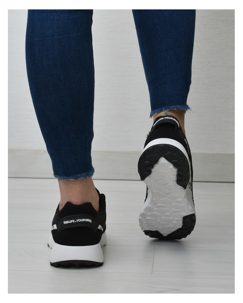 Sneakersy damskie Big Star LL274956 Czarne
