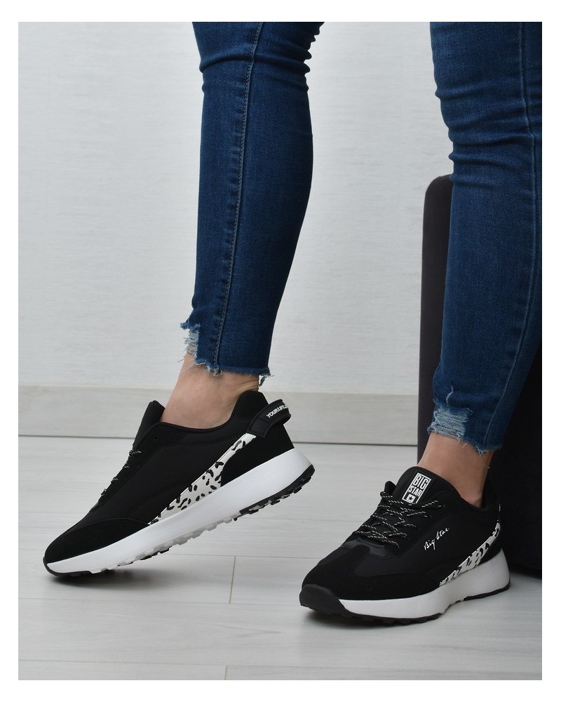 Sneakersy damskie Big Star LL274956 Czarne