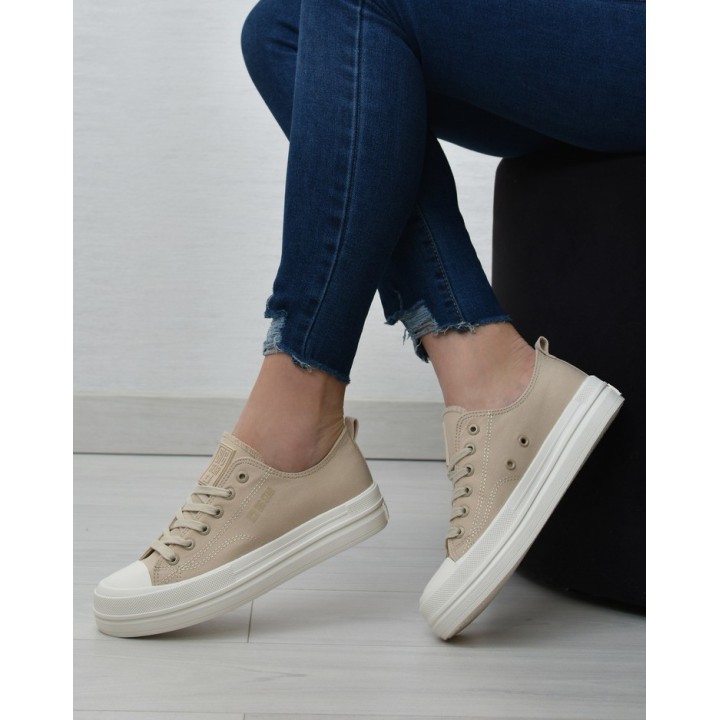 Trampki damskie Big Star LL274969 Beżowe