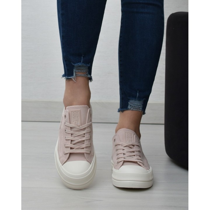 Trampki damskie Big Star LL274970 Nude