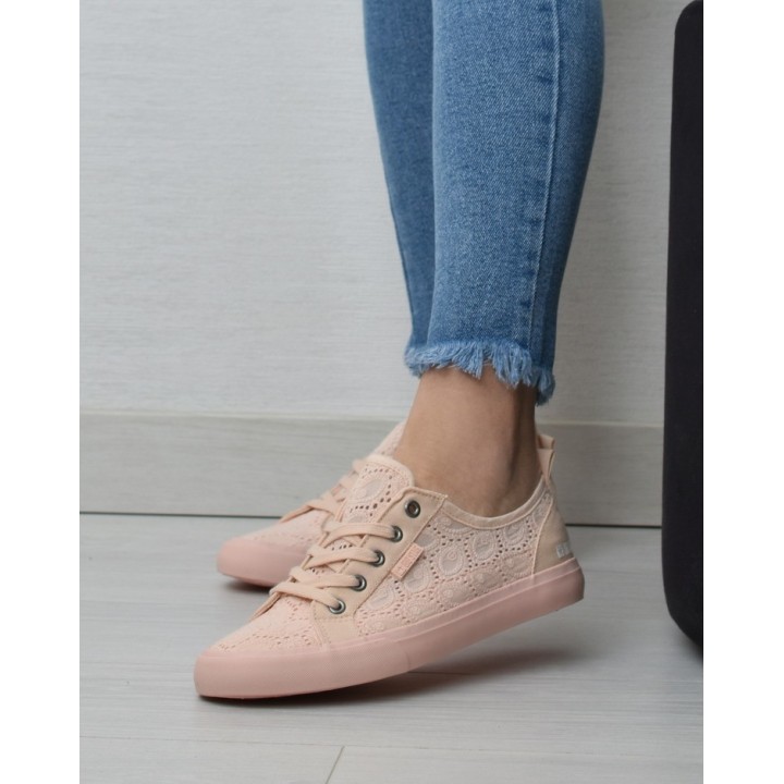 Trampki damskie Big Star JJ274059 Nude