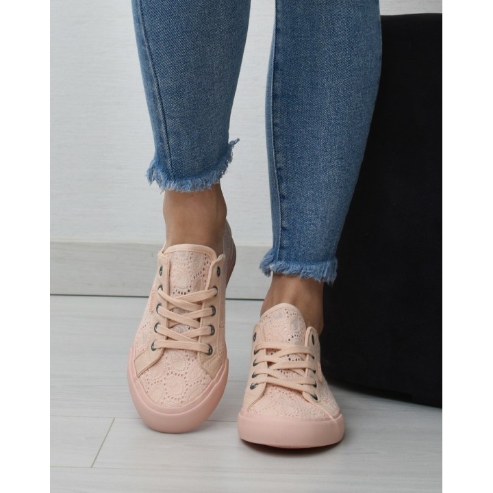Trampki damskie Big Star JJ274059 Nude