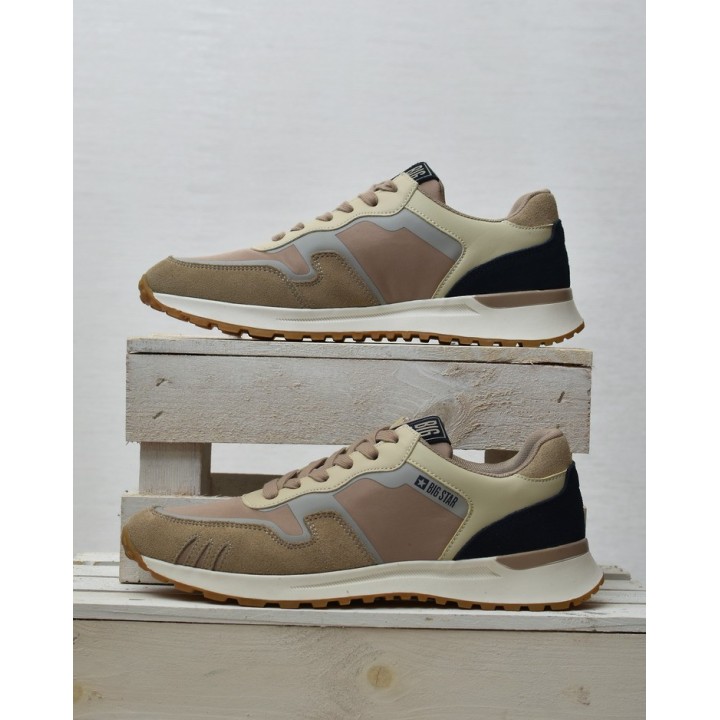 Buty sportowe męskie Big Star LL174123 Beżowe