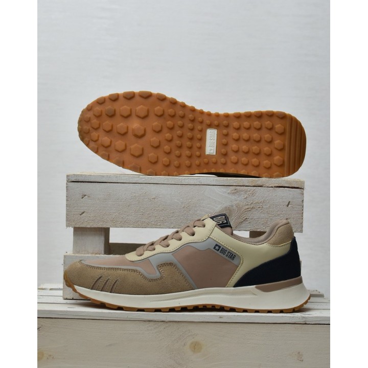 Buty sportowe męskie Big Star LL174123 Beżowe
