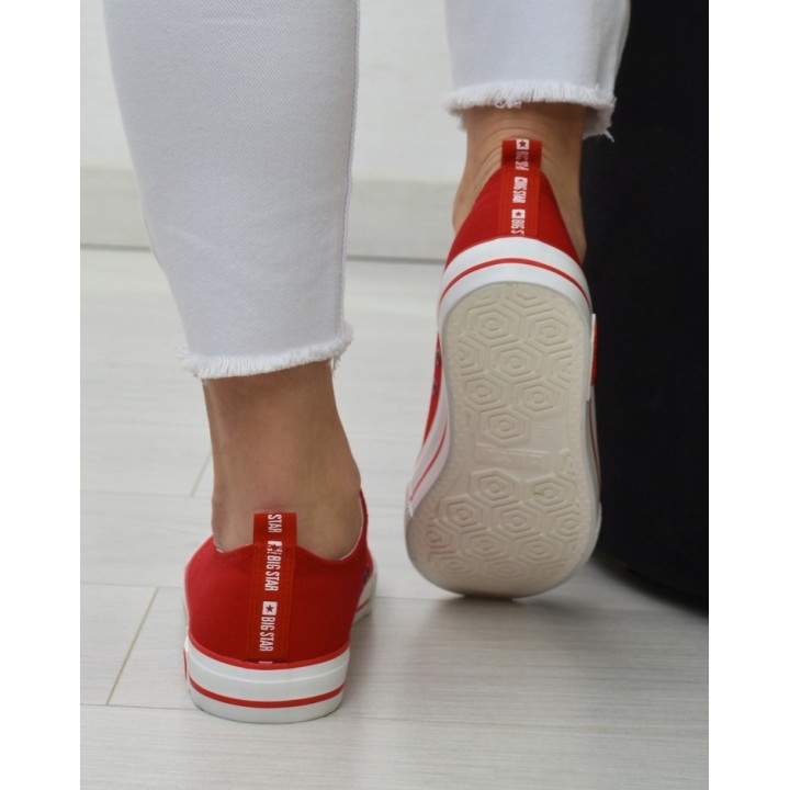 Trampki Big Star KK274104 Czerwone