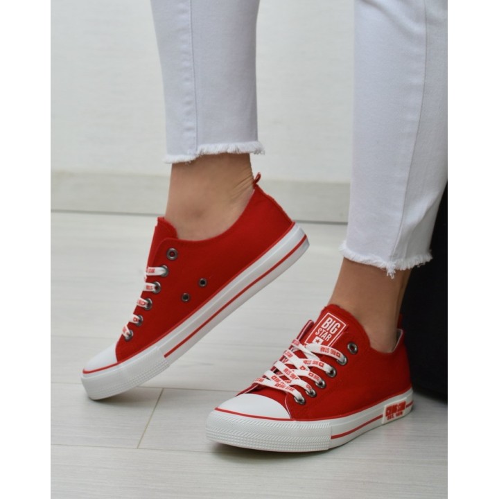 Trampki Big Star KK274104 Czerwone