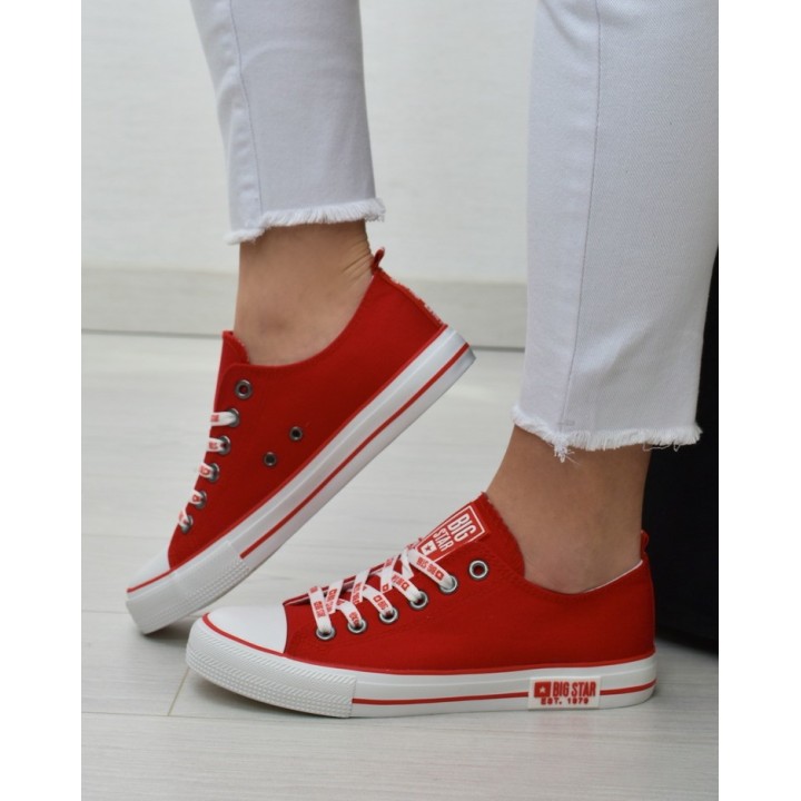 Trampki Big Star KK274104 Czerwone