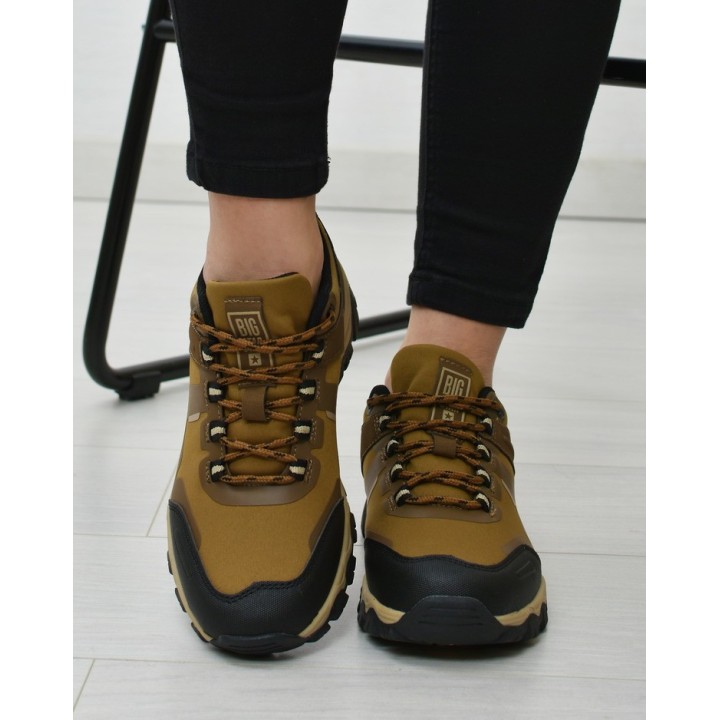 Buty trekkingowe Big Star KK274226 Brązowe
