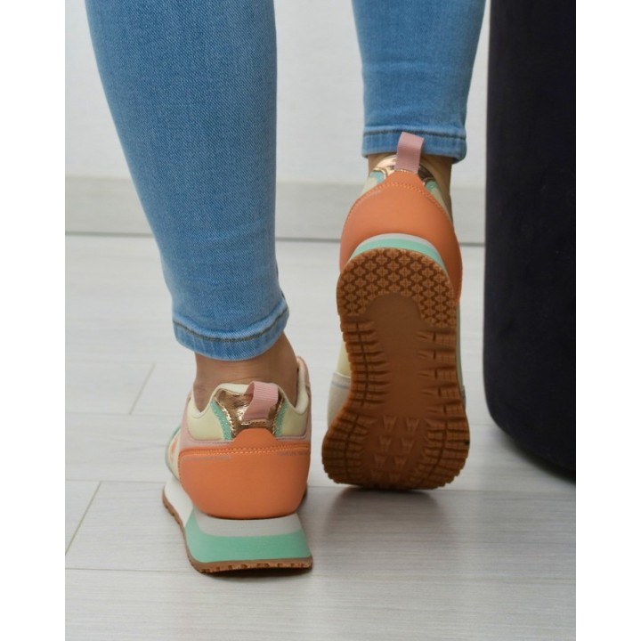 Buty sportowe damskie Big Star LL274542 Różowe/szare