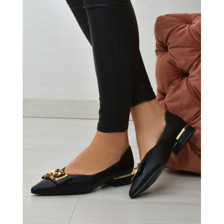 Baleriny damskie Vinceza 20197 Czarne
