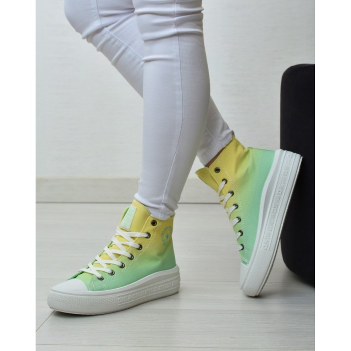Trampki Big Star LL274A190 Żółte