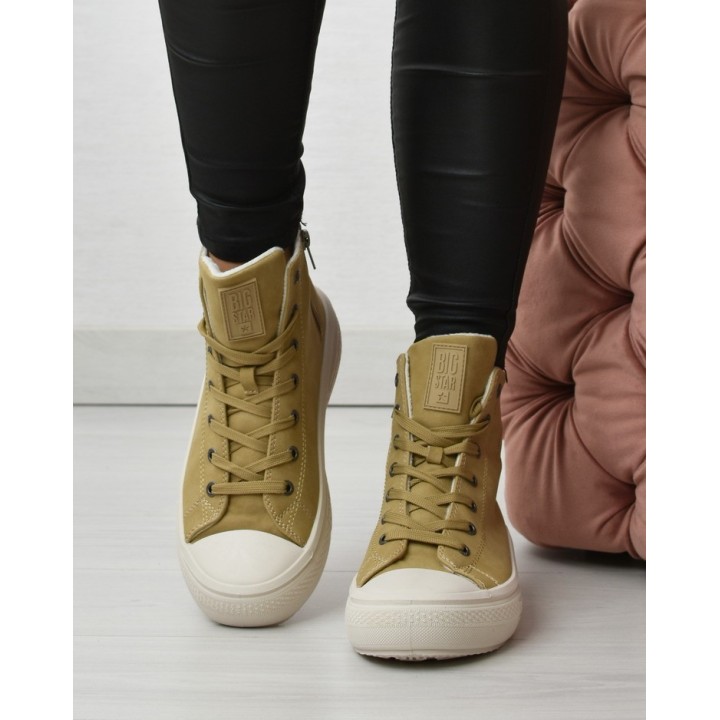 Trampki damskie Big Star MM274026 Camel