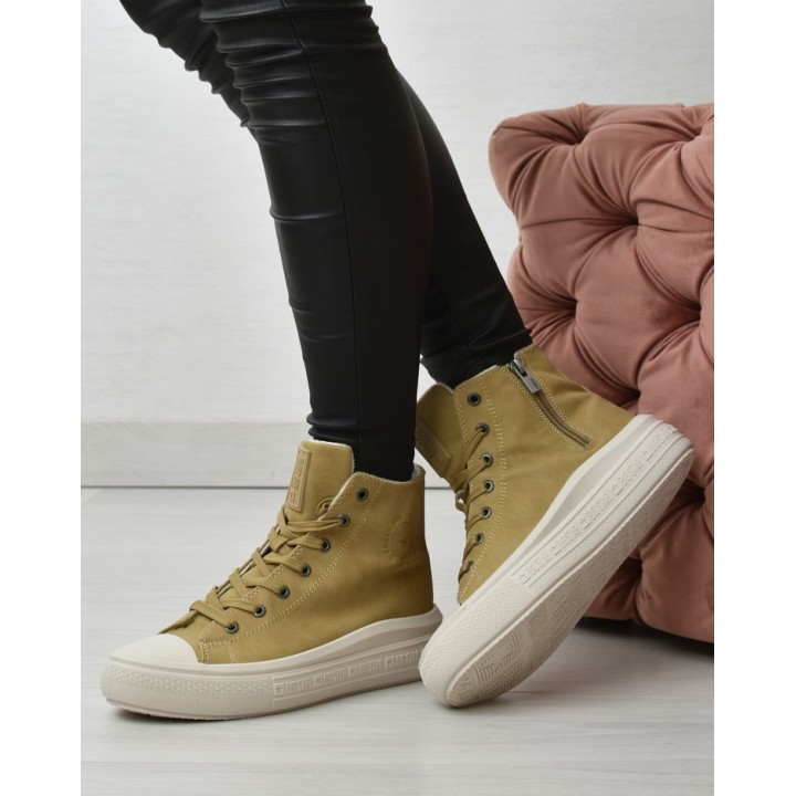 Trampki damskie Big Star MM274026 Camel