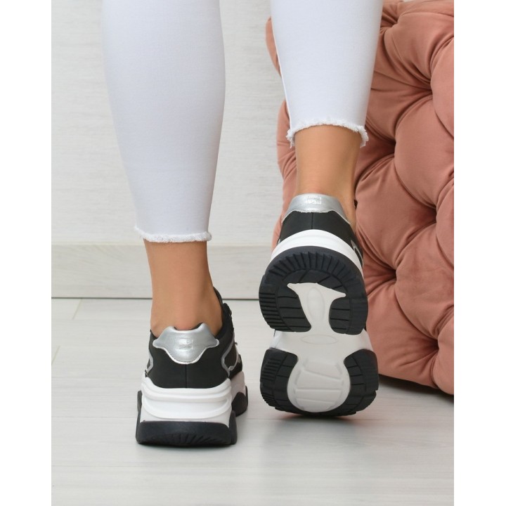 Sneakersy damskie Big Star KK274383 Czarne