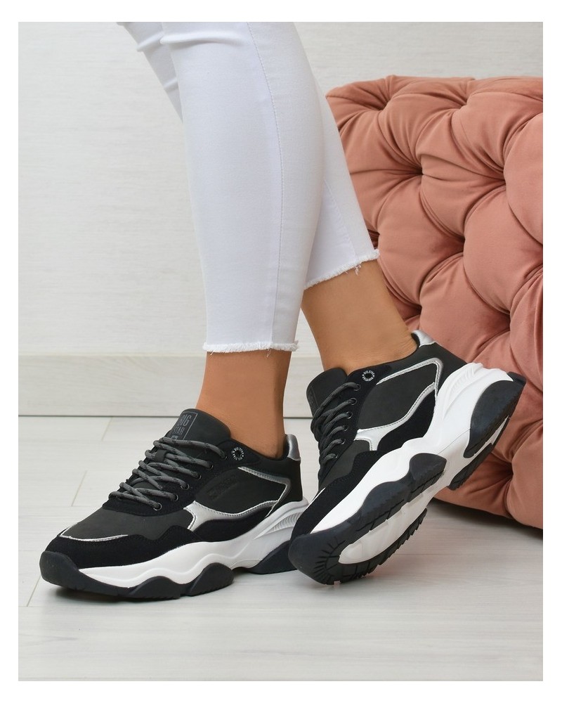 Sneakersy damskie Big Star KK274383 Czarne