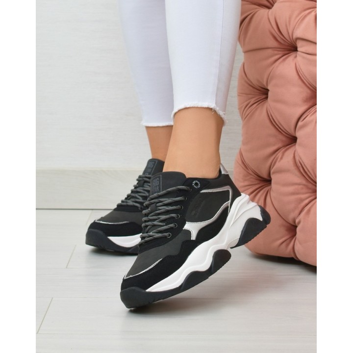 Sneakersy damskie Big Star KK274383 Czarne