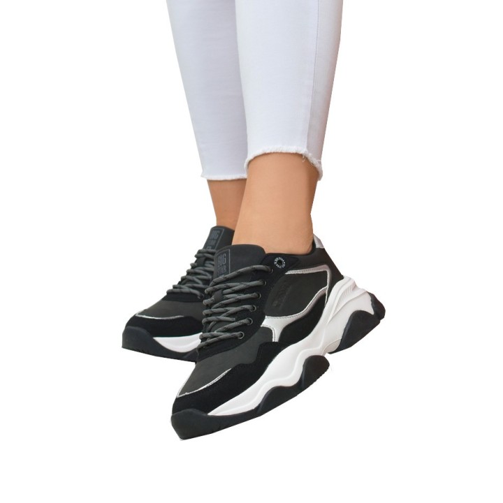 Sneakersy damskie Big Star KK274383 Czarne