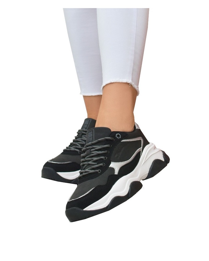 Sneakersy damskie Big Star KK274383 Czarne
