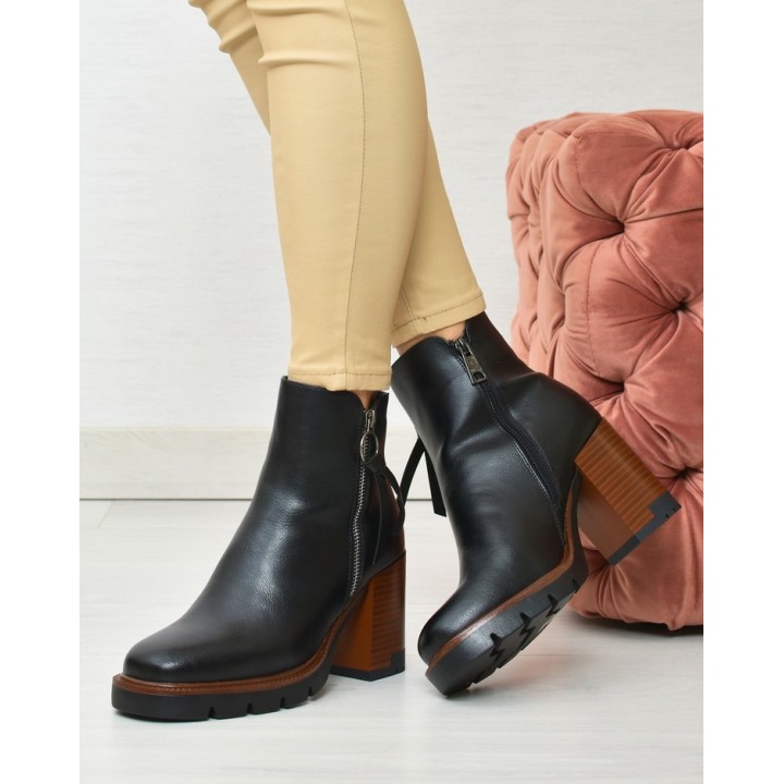 Botki damskie Vinceza 58103 Czarne